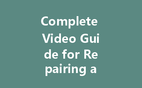 Complete Video Guide for Repairing and Maintaining LED Constant Voltage Drive Power Supplies