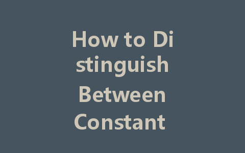 How to Distinguish Between Constant Voltage and Constant Current in LED Drivers