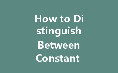 How to Distinguish Between Constant Voltage and Constant Current LED Drivers