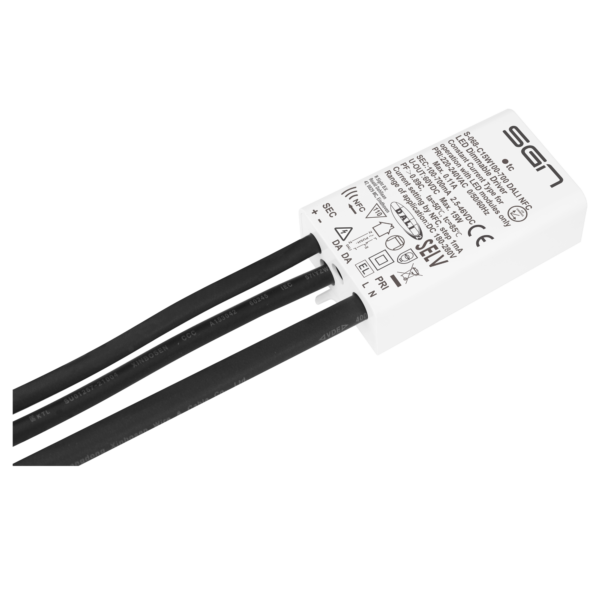 Constant Current compact LED Driver DALI NFC 15w 100-700ma