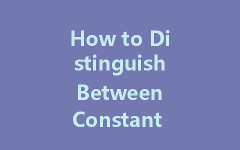 How to Distinguish Between Constant Voltage and Constant Current in LED Driver Power Supply