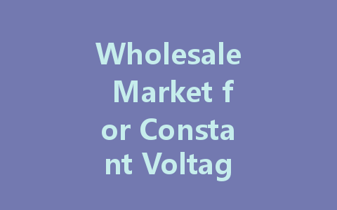 Wholesale Market for Constant Voltage LED Drivers in Conghua: Your Guide to Quality and Supply