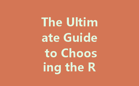 The Ultimate Guide to Choosing the Right Constant Voltage LED Driver