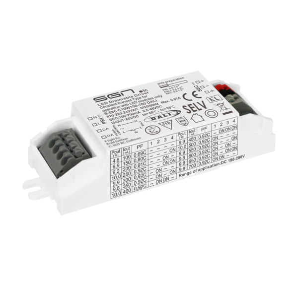 Constant Current Dimmable Driver DALI 10w 100-700ma - изображение 2