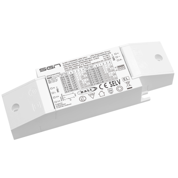 Constant Current Dimmable Driver DALI 53w 650-1400ma