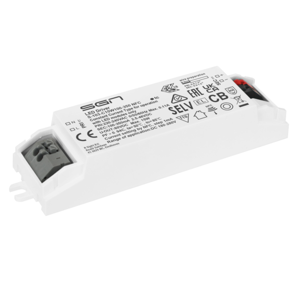 Constant Current Driver NFC 15w 100-350ma - Kuva 3