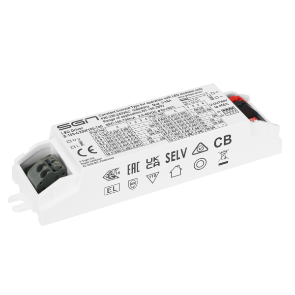 Constant Current Driver 23w 100-700ma - Kuva 3