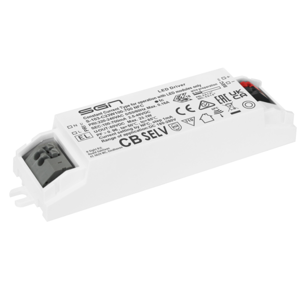 Constant Current Driver NFC 23w 100-700ma - Imagen 4