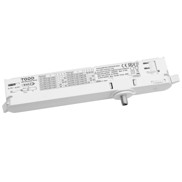 Dimmable Intrack Driver 30w 100-750CG 6X DALI